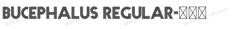 Bucephalus Regular字体转换